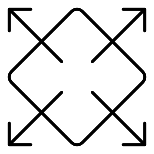 Arrows, expand, resize, resize arrows, scale, size, zoom icon